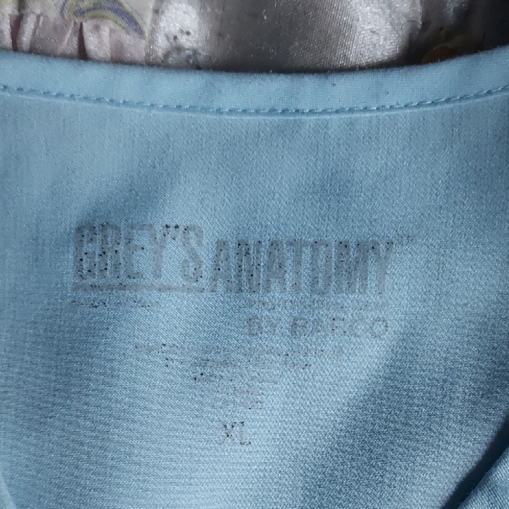 Grey's Anatomy Light Blue Scrub Top